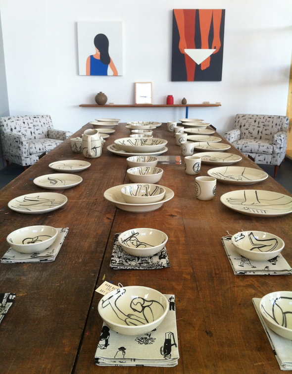 geoff mcfetridge 3 Geoff McFetridge x Heath Ceramics