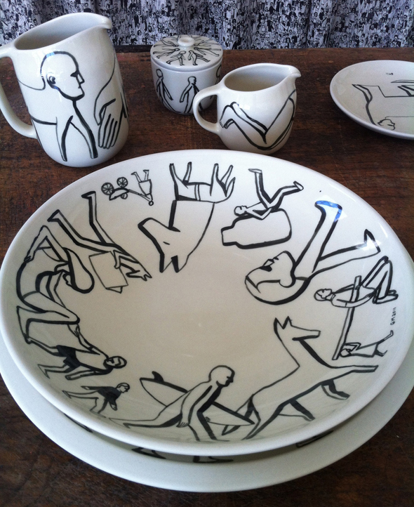 geoff mcfetridge 4 Geoff McFetridge x Heath Ceramics