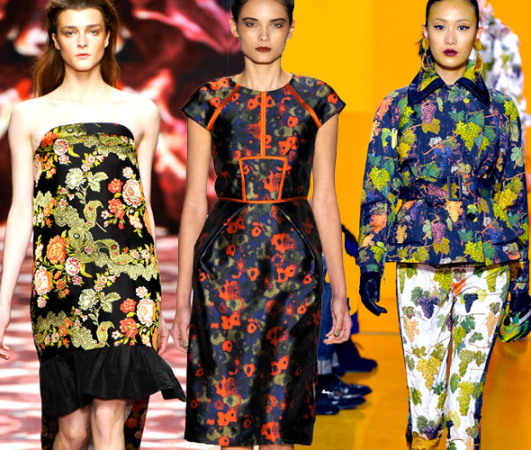 12 fall floralsonblack 3 Runway Roundup | Florals on Dark