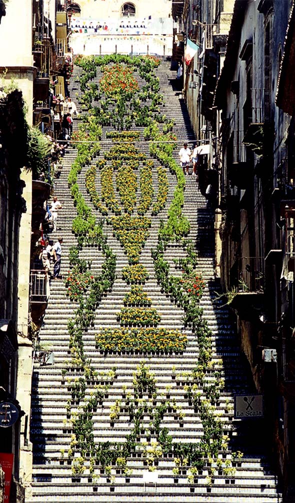 flowers 2 Architecture | Living Flowers Staircase